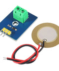 12Pcs Piezo Vibration Sensor Module For Arduino Diy Kit 3.3V Or 5V Analog Ceramic Piezo Element Board With Compact 30mm By 23mm Size For Makers And Hobbyists