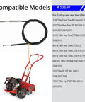 Replacement Tiller Cable With 39 Inch Sheath For Rear Tine Tillers Compatible With Earthquake 5055 7055 6015V models