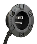 Road Warrior AC Power Inlet Socket With Integrated Extension Cord No Sweat Weather Tough 15 Amp 125 Volt Outdoor Receptacle Enclosure for RVs
