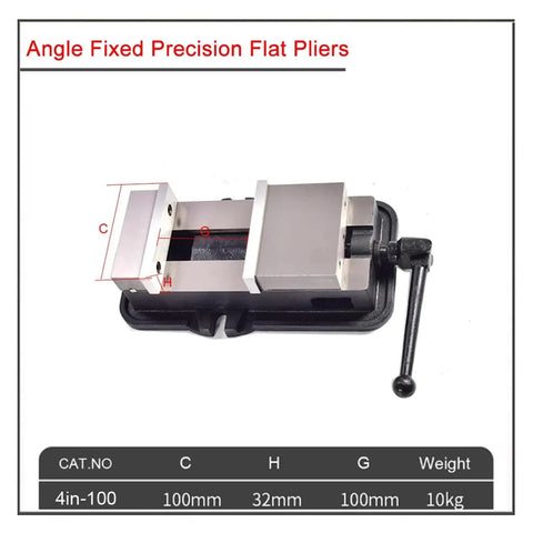 Heavy Duty 6 Inch Bench Vise For Cnc Milling And Drill Presses Precision Hardened Steel Locking Clamp design with accurate measurements.