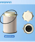 6.7L Cummins Fuel Filter Water Separator Kit For Ram 2500 3500 4500 5500 Diesel Trucks 2019 2020 2021 2022 2023 2024 Replaces 68157291AA 68436631AA Fits