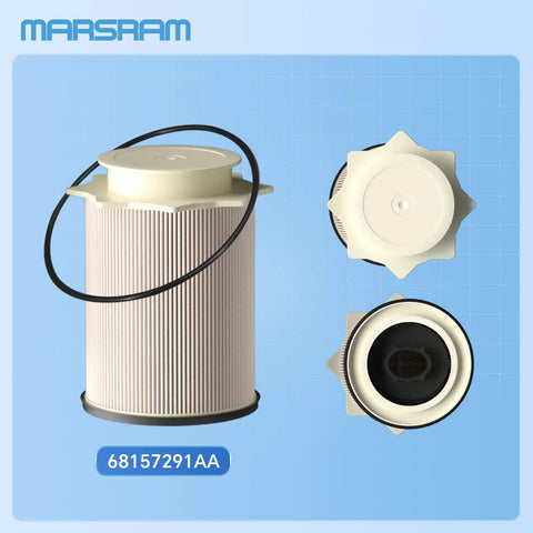 6.7L Cummins Fuel Filter Water Separator Kit For Ram 2500 3500 4500 5500 Diesel Trucks 2019 2020 2021 2022 2023 2024 Replaces 68157291AA 68436631AA Fits