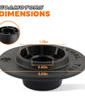 Detailed view showing dimensions of Spare Tire Bolt Adapter And Mounting Screw 74652-SDA-003 for Honda Accord Civic CR-V Acura 2003-2021