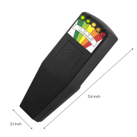 Ghost Hunting Meter Handheld EMF Detector With LCD Readout For Paranormal Investigations At Home Office And Outdoors 50Hz To 20kHz Range Portable Pro Black