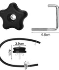 Secure Your Heavy Duty Snowblower Handle With This Tough Metal Alloy Lock Kit And Durable Pp Plastic Hardware For Ultimate Winter Control Performance. 9x5.5x1cm