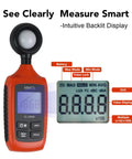 Lux Meter For Plants And Studio Photography With High Sensitivity Probe Auto Ranging Max Min Mode Backlit Screen 0 To 200000 Lux reading