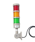 Three Stack USB LED Andon Tower Signal Light With Buzzer For Workstations And Industrial Environments Delivers Bright Multi Color Alerts In Red Yellow Green 5V DC IP53 Rated Plug And Play No Fuss