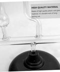 Close-up of durable plastic and glass parts of Simplified Fluid Pressure Experimental Kit For Mechanics Teaching And Physics Labs Hands On Liquid Pressure Demonstration Gear For Classroom Experiments Portable Laboratory Apparatus For Science Education.