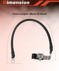 Rig Ready Premium Battery Negative Sensor Cable For Mercedes Benz S350 S400 S550 S600 Cars Built For Dead Simple Plug Swap And Verified A2215420718 Match Specs, 18.9 inch cable with metal connectors.