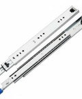 Heavy Duty Drawer Slides With Ball Bearing Rails And Locking Mechanism Thickened Steel Extension For Cabinets And Industrial Equipment 65 cm Long Smooth Glide Secure Locking Built To Last Home Storage And Vehicle Modifications, 65 cm steel drawer slide pair