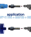 Angle Grinder To Drill Adapter Five Eighths Inch Eleven To One Half Inch Converts Diamond Core Bits Grinding Cups