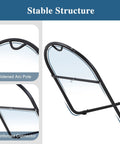 Universal Steel Outdoor Hammock Stand For All Styles Heavy Duty Weather Resistant Frame with widened arc pole and reinforced connector
