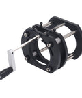 Heavy Duty Aluminum Router Lift Featuring Rock Solid Four Jaw Clamping And Smooth Adjustable Height Design With Rust Resistant Steel Rod for precision woodworking.