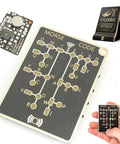 LED Edition Morse Code Trainer Card Pro Interactive Pocket PCB Kit For Adults Learn And Decode Morse Code On The Go With Preassembled Card Portable Telecommunication Practice image showing full panel and circuit