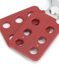 Pro Grade Lockout Hasp For Multi Person Equipment Lockout During Maintenance 1.5 Inch Six Hole Design To Hold Up To Six Padlocks Nylon