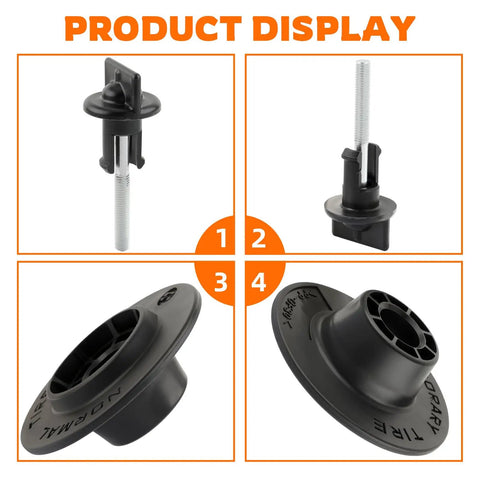 Spare Tire Bolt Adapter And Mounting Screw 74652-SDA-003 For Honda Accord Civic CR-V Acura ILX shown from various angles