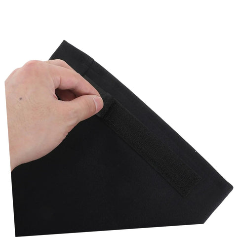 Heavy Duty Fire Retardant Welding Sleeves Featuring A Locksteady Snug Fit And Next Level Heat Resistant Arm Guards Crafted From Premium Cotton For Zero Hassle Shop Grind And Mechanic Jobs Delivered As One Pair In Classic Black with Velcro closure.