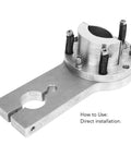 Gazaar Plasma Torch Clamp Holder 25Mm Anti Collision Fixture For Cnc Cutting Machine showing durable iron construction and adjustable features.