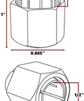 Half Inch Router Collet Fits Dewalt 326286-03 Boschi 2610906284 Big Horn 19693 Hitachi 323-421 RC050DW diagrams