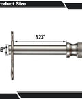 Image showing stainless steel trailer hitch pin and clip, five eighths inch diameter, 3.23 inch length, for 2" and 2.5" receivers.