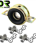 Heavy Duty Driveshaft Center Support Bearing And U Joint Kit For Toyota Tacoma 4WD 1995 2004, T100 1993 1998, And Tundra 2000 2006 Durable Carrier Bearing Set For Tough Off Road Rides And Easy Installation. Drive Ridge center support bearing and three greaseable U-joints with snap rings