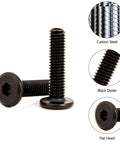 M6 X 25mm Flat Head Socket Bolts Set Of 10, Countersunk Stainless Steel Furniture Hardware Kit for bed frames and chairs