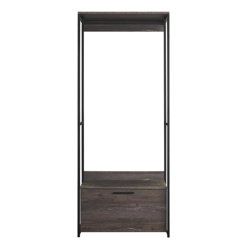 Heavy Duty Walk In Closet System With Powder Coated Metal Frame And Super Roomy Deep Drawers For Flexible Modular Organization And Easy DIY Home Setup