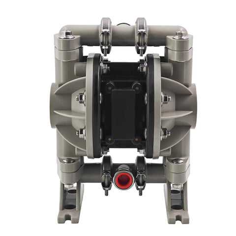 Front view of 666053-3EB Polypropylene Santoprene Diaphragm Pump for chemical transfer and fluid handling, industrial use