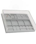 Watch Parts Organizer And Movement Tray With Dust Cover Handy Repair Box For Screw Parts And Tools Alloy Steel Tray Acrylic