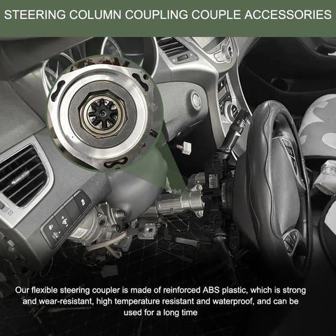Close-up of 2 Pack Flexible Steering Couplers Replacement For Hyundai Sonata Elantra Santa Fe Azera Optima Auto Repair Tool Kit