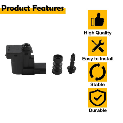 Jeep Fuel Tank Door Latch Actuator Kit With Spring Pin for 2016-2022 Renegade, 2017-2022 Compass, 2018-2022 Grand Commander 2-Pin