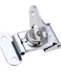 Heavy Duty 2Pc Toggle Latch Catches For Secure Wooden Box And Flight Case Protection With Spring Draw Keeper Plus Twist Lock Clamps Size 52 By 38mm, showing shiny metal latch design.