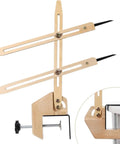 Portable Pottery Throwing Gauge Straight Up Essential For Beginners No Sweat Setup Accurate Centering Plate, wooden measuring tool.