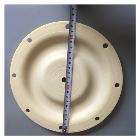 Durable Rubber Diaphragm For QBY 25 To 40 Pump 230 Mm OD Wear Resistant Replacement Part For Pneumatic Systems Built To Last And Ready To Roll In Tough Industrial Environments For Heavy Duty Use, measured flat