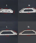 Heavy Duty Stainless Steel Corner Brackets For Furniture Assembly Rust Proof 90 Degree Wood Metal Bracket Kit with size options S, M, L, EL.
