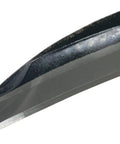 Close-up of Grass Sickle Garden Tool 7.6 Inch Blade, Japanese Style Kama, showing sharp carbon steel edge for weeding