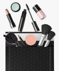 Black 4x7 Inch Padded Bubble Mailers Pack Of 100 Self Seal Poly Envelopes With 360 Degree Bubble Cushion featuring makeup items.