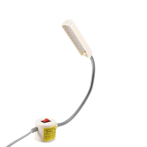 30 Led Industrial Grade Magnetic Work Light For Garage And Professional Workshop Dual Voltage 110V To 240V with flexible neck.