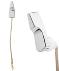 Mansfield Front Mount Toilet Tank Lever Replacement Chrome Flush Handle For Mansfield Valves 160 210 211 with durable chrome
