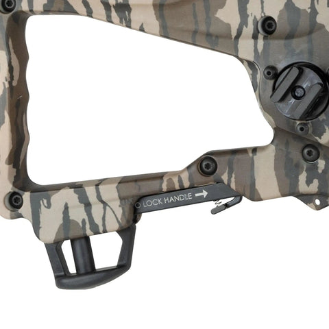 RevX Crossbow Cranking Handle Replacement for Integrated Crank Cocking Aid with camo pattern and lock handle.