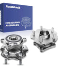 Rear Wheel Hub Bearing Assembly With ABS Left And Right Two Piece Set For 2014 2023 Toyota Highlander 2010 2022 Lexus RX350