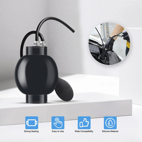 OBDMONSTER black silicone universal bladder leak tester with hoses