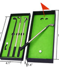 Golf Pen Desktop Game For The Office Hilarious Gift For Golf Lovers, Coworkers, And Bosses with golf club pens and green course