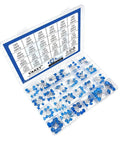 High Voltage Ceramic Disc Capacitor Kit, 1KV DIP, 240 Pieces, 24 Values From 10pF To 100nF assortment in open box