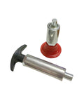 Heavy Duty Spring Loaded Pull Pin With Extended Welded Steel Barrel And Sure Grip Black Handle For Tight Pipe Chassis Setup And Hustle Proof Workshop Gear, showing durable steel barrel and sure grip handle.