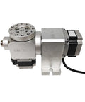 Heavy Duty CNC Drive Reducer With 50 To 1 Reduction Ratio For 4Th And 5Th Axis Rotary Tables, aluminum alloy gearbox side view.
