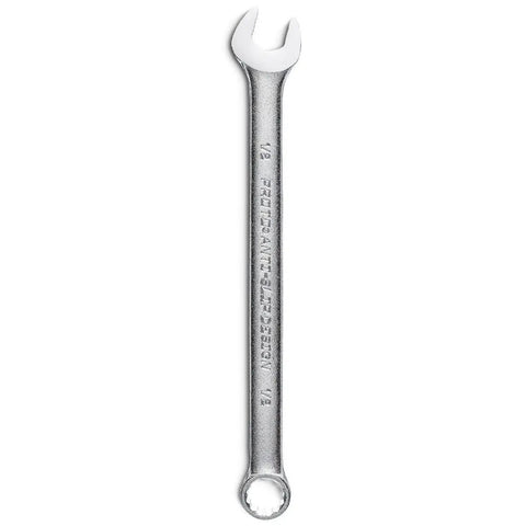 Half Inch SAE Combination Wrench With Satin Finish For Rust Resistance, Anti Slip Open End And 12 Point Box End For Fast Access