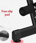 Non-slip pad detail of Adjustable Weight Bench For Home Gym With Multi Angle Training, Sit Up And Ab Bench, Folding Dumbbell Bench
