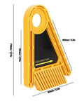 No Sweat Plastic Featherboard For Table Saws Router Tables And Band Saws Non Marking Hold Down Tool, yellow, 210mm tall.