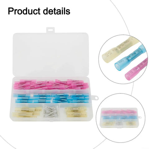 Super Durable Heat Shrink Butt Connectors Kit With Thick Copper Core For Boat And Truck Wiring High Current Heavy Duty Toughest Seal, assorted sizes